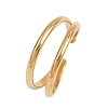 304 Stainless Steel Adjustable Open Cuff Rings for Women RJEW-K301-05G-4