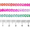 Transparent Painted Glass Beads Strands X1-DGLA-A034-T3mm-A03-3