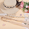 3Pcs 3 Colors Nylon Hat Bands DIY-CA0007-93-4