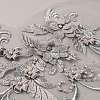 3D Flower Organgza Polyester Embroidery Ornament Accessories DIY-WH0308-243A-2