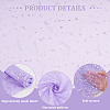 BENECREAT 1 Bag Nylon Glitter Mesh Lace Fabric DIY-BC0012-56A-4