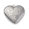 304 Stainless Steel Locket Pendants STAS-S171-13P-04-1