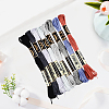 8 Skeins 8 Colors Polyester Sewing Thread OCOR-WH20074-09G-3