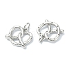 SHEGRACE Brass Micro Pave Cubic Zirconia Pendants XGRQ3P202-623P-2