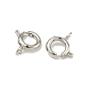 Brass Spring Ring Clasps KK-G557-01C-P-2