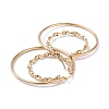 304 Stainless Steel Hoop Earrings EJEW-F272-06G-2