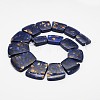 Assembled Synthetic Lapis Lazuli and Bronzite Beads Strands G-L359-05-1-2