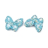 Handmade Polymer Clay Rhinestone Beads CLAY-NH0001-11D-2