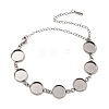 Non-Tarnish 304 Stainless Steel Bracelet Making SA-CBAFBB7-02P-B-1