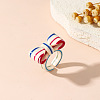 Acrylic Cuff Open Rings for Women WG33292-02-1