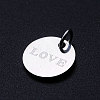 Non-Tarnish 201 Stainless Steel Charms STAS-T049-T679-1-2