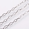 Tarnish Resistant 304 Stainless Steel Cable Chains CHS-F003-10P-1