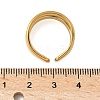 304 Stainless Steel Cuff Rings RJEW-P150-14G-5