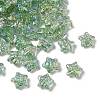 UV Plating Transparent Acrylic Beads OACR-G051-01D-1