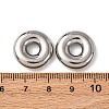 304 Stainless Steel European Beads STAS-D383-01B-P-3