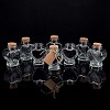 DIY Heart Shape Transparent Glass Bottles Kits AJEW-BC0006-04-5