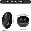 48Pcs 2 Colors PVC Furniture Sliders FIND-CA0002-32-2