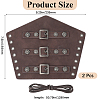 Imitation Leather Cuff Cord Bracelets AJEW-WH20033-034B-2