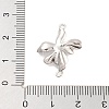 Brass Pave Clear Cubic Zirconia Connector Charms KK-Z061-04P-3