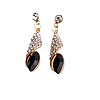 Alloy Rhinestone Dangle Stud Earrings FS-WGDE5F6-04-2