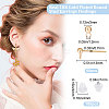60Pcs Brass Stud Earrings Findings KK-BBC0004-99-2