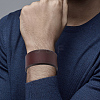 Flat Sided Cowhide Leather Cord Bracelets BJEW-CL0001-59-5