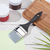 1Pc Silicone Brushes with Wooden Handle AJEW-GF0012-92B-4