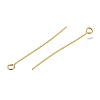 Brass Eye Pins KK-H502-02F-G-2