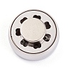 304 Stainless Steel Magnetic Diffuser Locket Aromatherapy Essential Oil Buckle AJEW-M027-11P-3