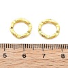 Brass Micro Pave Clear Cubic Zirconia Bead Frame KK-H495-03G-3