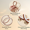 PP & PVC Plastic Imitation Wood Cross Stitch Embroidery Hoops DIY-WH20055-058B-02-6