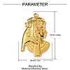 304 Stainless Steel Pendants STAS-OY008-37G-2