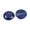 Natural Lapis Lazuli Cabochons G-H1596-FR-25mm-02-2