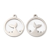 Non-Tarnish 201 Stainless Steel Pendants STAS-A084-07P-1