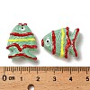 Baking Paint Glass Beads LAMP-I032-01F-4