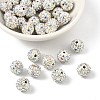Polymer Clay Rhinestone Beads RB-N006-18-1