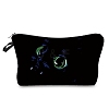 Cat Eye Printed Polyester Cosmetic Pouches PW-WG65350-03-1