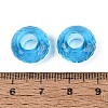 Transparent Glass European Beads GPDL-Q024-14mm-A04-3