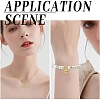 6Pcs 3 Styles Brass Pendants KK-YW0004-44-6