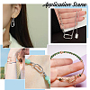2Pcs 2 Styles 925 Sterling Silver Locking Carabiner Clasps STER-PH0004-50-5