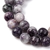 Natural Lepidolite Beads Strands G-G284-A02-8mm-5