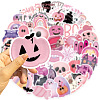 Halloween 50Pcs PVC Adhesive Waterproof Stickers Self-Adhesive Stickers PW-WGE8137-01-4