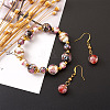 Craftdady Handmade Gold Sand Lampwork Beads LAMP-CD0001-06-9