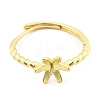 Flower Brass Adjustable Ring Settings LS-KK-G527-01D-G-2