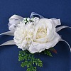 Silk Wrist Corsage AJEW-WH0248-39E-2