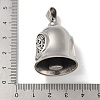 304 Stainless Steel Big Pendants STAS-Z097-01AS-05-3