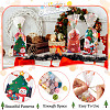 40Pcs 4 Styles  Christmas Theme OPP Self-adhesive Cookie & Snacks Package Bags CON-TAC0010-90A-5