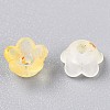 Frosted Transparent Acrylic Beads X-OACR-N137-72G-3