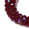 Electroplate Transparent Glass Beads Strands EGLA-A035-T4mm-L02-3