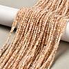 Heated Natural Citrine Beads Strands G-RM2025-05B-2mm-1